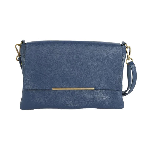 MAISON FANLI - Leather Cross Body Bag Marine