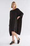 WIDE STRETCH DRESS BLACK