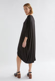 WIDE STRETCH DRESS BLACK