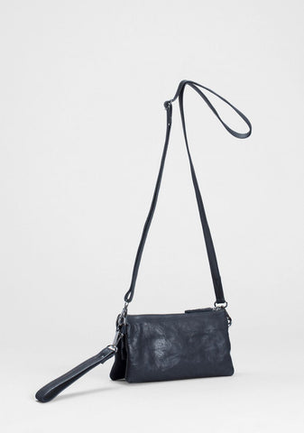 TRIPLE CITY LEATHER BAG BLACK