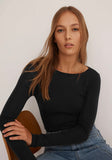 Morri Merino Round Neck Black