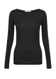 Morri Merino Round Neck Black