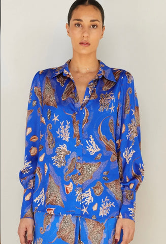 NORMAN SHIRT SEALIFE BLUE