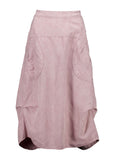 Milwalkee Del Arte Skirt Baby Pink In Demarsk Linen