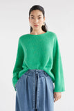 AGNA LUNA SWEATER ELECTRIC GREEN