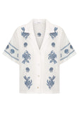 Alpheus Embroidered Shirt White