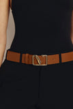 Victoria Tan Smooth Leather Belt