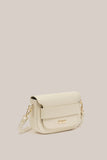 Zoe Ivory Crossbody Saddle Bag