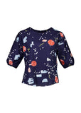 Galaxy Blouse Navy