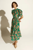 opus dress - k'gari palm green