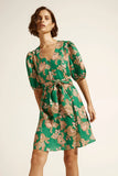 quota dress - k'gari palm green